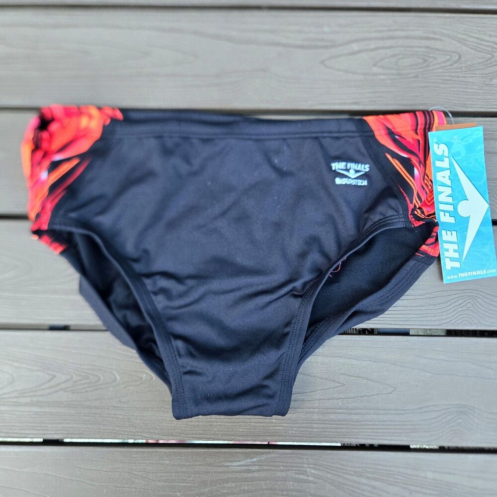 TYR The Finals Hyperblast  Splice Racer Red/black Men Size 32, NEW